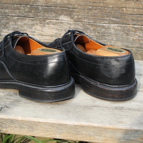 GUC, Allen Edmonds 'Hillcrest' Black Leather Derby, Men's 9.5 D, Made in USA - Picture 6 of 14